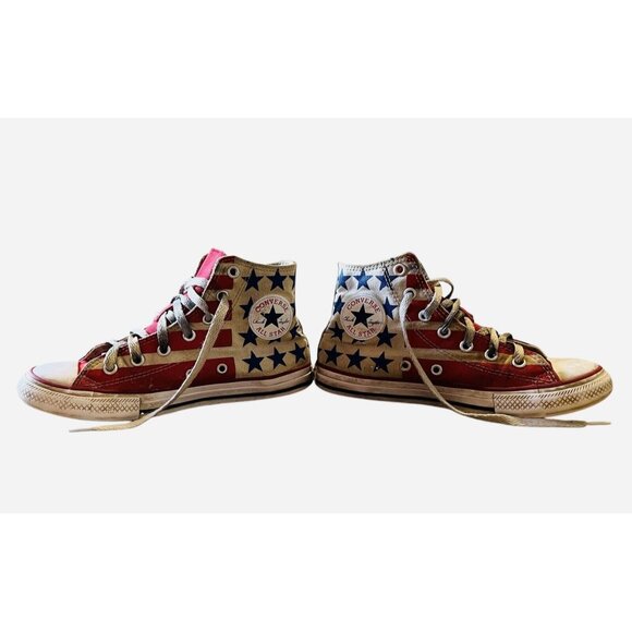 Converse Other - Converse‎ Chuck Taylor All Star High American flag, Junior Size 2 US